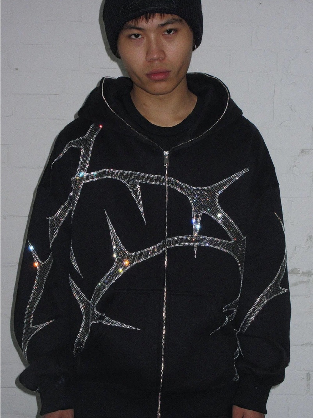 Named Collective Thorn Rhinestone Hoodie